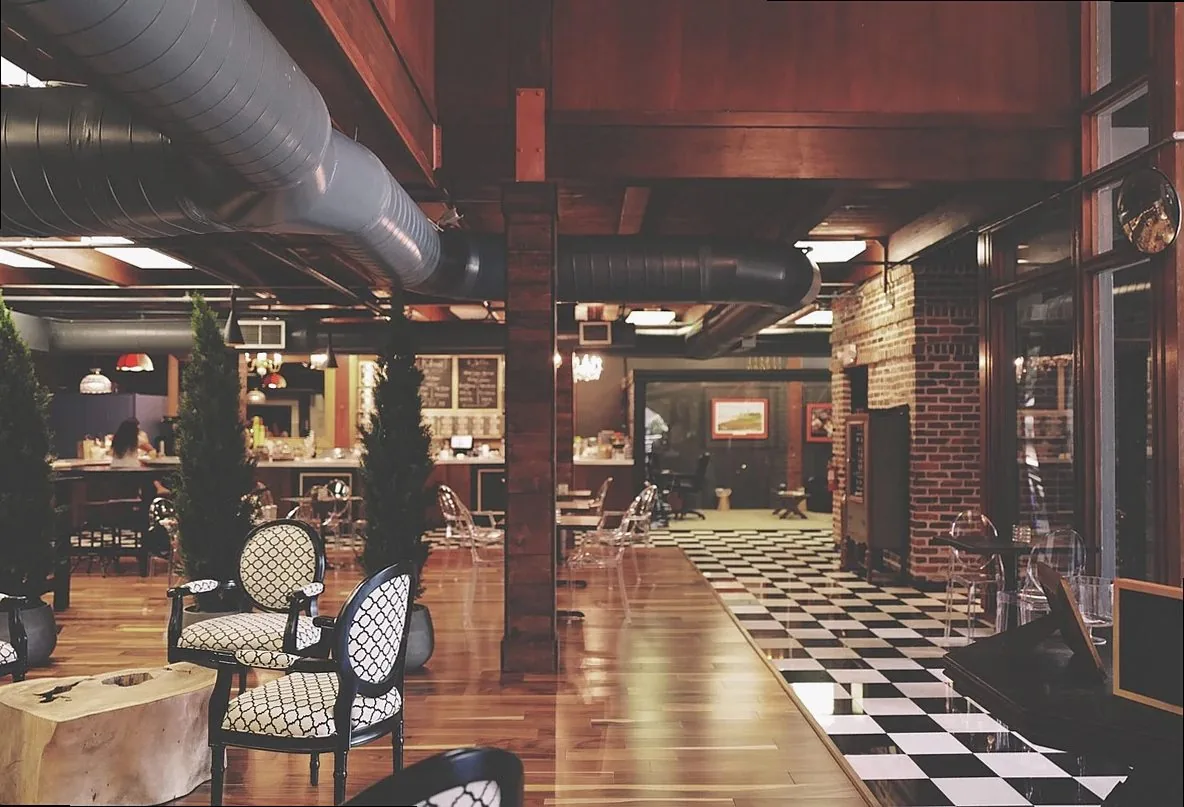 restaurant, furniture, interiors, interior design, interior decoration, architecture, bar, building, chairs, hotel, indo